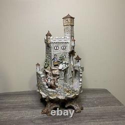 ANTIQUE GERMAN K. P. M KISTER PORZELLAN Queen, Knight Castle PORCELAIN FIGURE