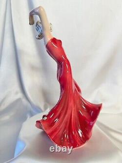 ART DECO Dancing Figurine KATZHUTTE PORCELAIN 1511 DANCING LADY Hertwig & Co