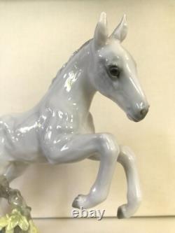 ART DECO HUTSCHENREUTHER-ROSENTHAL FOAL HORSE PORCELAIN FIGURINE by ACHTZIGER
