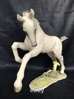 ART DECO HUTSCHENREUTHER-ROSENTHAL FOAL HORSE PORCELAIN FIGURINE by ACHTZIGER