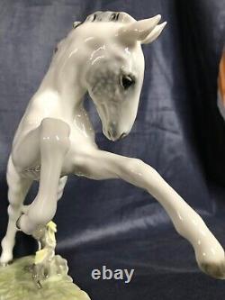 ART DECO HUTSCHENREUTHER-ROSENTHAL FOAL HORSE PORCELAIN FIGURINE by ACHTZIGER