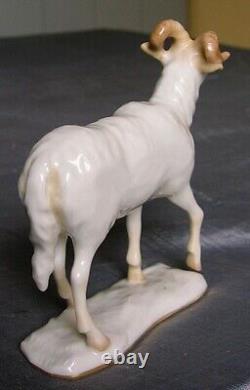 ART DECO HUTSCHENREUTHER-ROSENTHAL RAM / SHEEP PORCELAIN FIGURINE by Karl Tutter