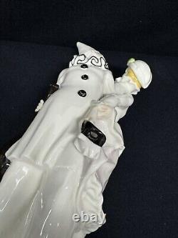 ART DECO Schwarzburger Werkstatten Porcelain Pierrot & Lady Figure