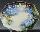 Art Deco C1890s Limoges H/p Flowers Floral French Porcelain Vanity Dresser Tray