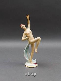 Alka Kunst Dresden Art Deco Germany Porcelain Woman Girl Lady Dancer Figurine