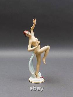 Alka Kunst Dresden Art Deco Germany Porcelain Woman Girl Lady Dancer Figurine