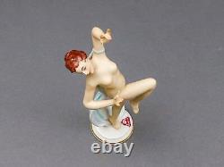 Alka Kunst Dresden Art Deco Germany Porcelain Woman Girl Lady Dancer Figurine