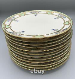 American Belleek Lenox Antique Art Nouveau Deco Coffee Service 47 Pieces