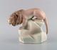 Amphora, Czechoslovakia. Hand-painted Art Deco Porcelain Figurine Of Lion