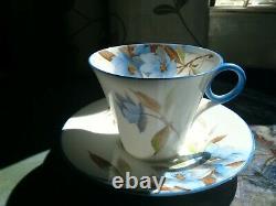 An Amazing Shelley, Blue Syringa Pattern, Regent Shaped, Tea For Two