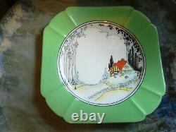 An Extremely Rare, Shelley Queen Anne Trio, Cottage One Pattern With Green