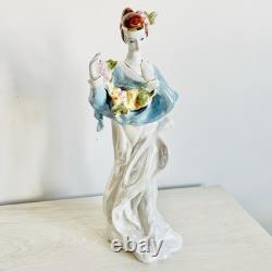Ancient Muse VTG Romania Porcelain Iridescent Stipo Dorohoi Woman Figurine