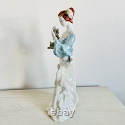 Ancient Muse VTG Romania Porcelain Iridescent Stipo Dorohoi Woman Figurine