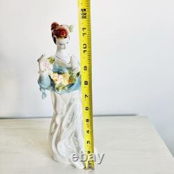 Ancient Muse VTG Romania Porcelain Iridescent Stipo Dorohoi Woman Figurine