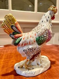 Antique 1760-1780 Porcelain Hen Chelsea Porcelain England Gold Anchor Mark