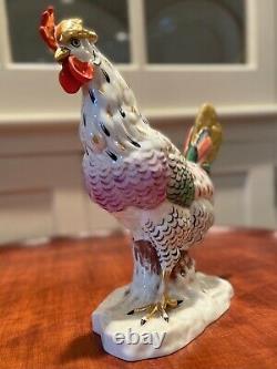 Antique 1760-1780 Porcelain Hen Chelsea Porcelain England Gold Anchor Mark