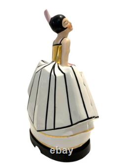 Antique 1920's Art Deco Robj Era French Porcelain Figural Boudoir Perfume Lamp