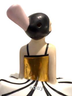 Antique 1920's Art Deco Robj Era French Porcelain Figural Boudoir Perfume Lamp