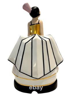 Antique 1920's Art Deco Robj Era French Porcelain Figural Boudoir Perfume Lamp