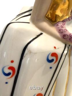 Antique 1920's Art Deco Robj Era French Porcelain Figural Boudoir Perfume Lamp