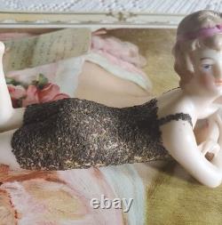 Antique 1920s German Porcelain Bathing Beauty Figurine #2