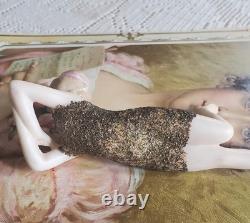 Antique 1920s German Porcelain Bathing Beauty Figurine #2