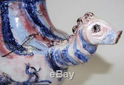 Antique 1920s VALLY WIESELTHIER CERAMIC HORSE VASE Wiener Werkstatte Art Deco