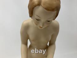 Antique 1939-1965 ART-DECO Porcelain Sculpture HUTSCHENREUTHER Free Ship