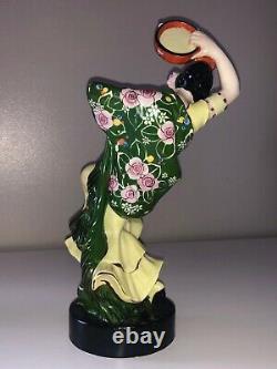 Antique Aladin French Art Deco Porcelain Figurine Spanish Lady Woman Dancer