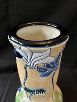 Antique Art Deco Amphora Pottery Vase Czscho Slovakia 1920s. Marked Bottom