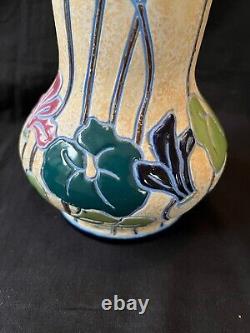 Antique Art Deco Amphora Pottery Vase Czscho Slovakia 1920s. Marked Bottom