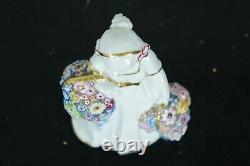 Antique Art Deco Bohemian Pirkenhammer Porcelain Flower Girl Figurine 8