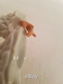 Antique Art Deco Continental Dresden German Porcelain Lady Dancer Figurine