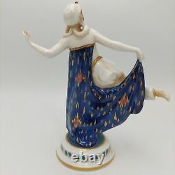 Antique Art Deco E. A. Muller German Porcelain Lady Woman Figurine Figure