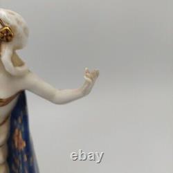 Antique Art Deco E. A. Muller German Porcelain Lady Woman Figurine Figure