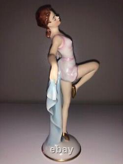 Antique Art Deco German Lady Woman Ballerina Dancer Porcelain Figurine Figure