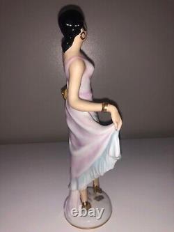 Antique Art Deco German Porcelain Lady Woman Dancer Ballerina Figurine Figure