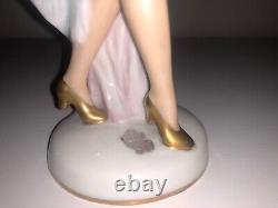 Antique Art Deco German Porcelain Lady Woman Dancer Ballerina Figurine Figure