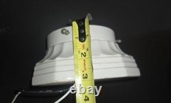 Antique Art Deco Glass Porcelain Skyscraper Ceiling Light Fixture Bath kitchen