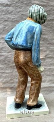 Antique Art Deco Goldspenser/Hermine Rauch Ceramic Boy Sculpture Austria/1930s