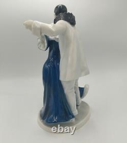 Antique Art Deco Heubach Pierrot Dancer German Porcelain Figurine Figure