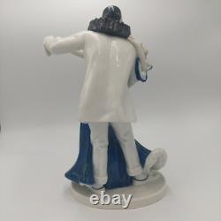 Antique Art Deco Heubach Pierrot Dancer German Porcelain Figurine Figure