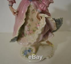 Antique Art Deco Karl Ens Germany Porcelain Dancing Lady Figurine