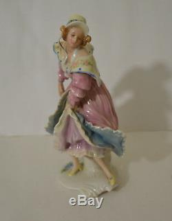 Antique Art Deco Karl Ens Germany Porcelain Dancing Lady Figurine