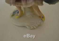 Antique Art Deco Karl Ens Germany Porcelain Dancing Lady Figurine