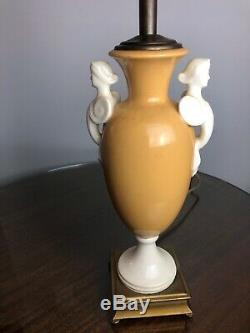 Antique Art Deco Lamp Porcelain DAV Art NY