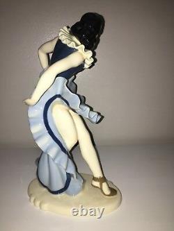 Antique Art Deco Porcelain Dancer Ballerina Lady Woman Figurine Figure Pierrette