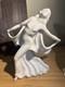 Antique Art Deco Porcelain Dancing Lady Figurine Made In Japan 1920s