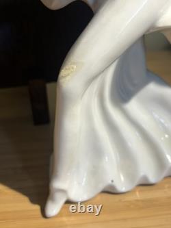 Antique Art Deco Porcelain Dancing Lady Figurine Made In Japan 1920s