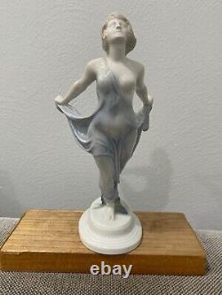 Antique Art Deco Rosenthal Porcelain Bride of Wind Figurine Liebermann Design